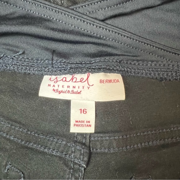 Over Belly Bermuda Maternity Jean Shorts -Isabel Maternity by Ingrid & Isabel 16 - Picture 16 of 17